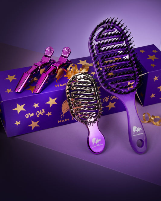 The Hair Doctor Christmas Cracker Brush Gift Set