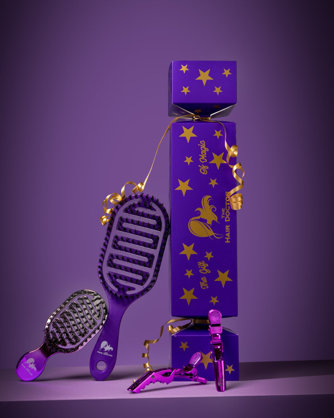 The Hair Doctor Christmas Cracker Brush Gift Set